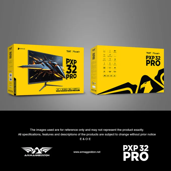 Armaggeddon Gaming Monitor 32'' Slim Frame 2K IPS 180Hz 1ms PXP32Pro Black — image 14