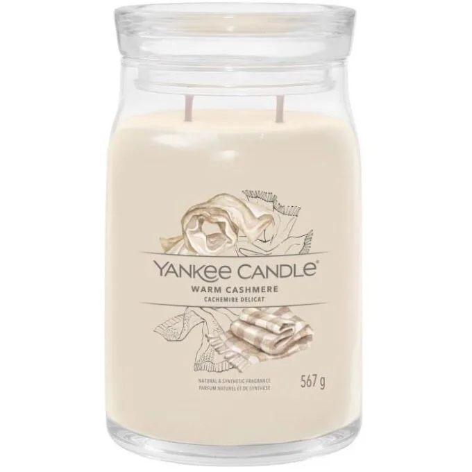 Yankee Candle Signature Warm Cashmere Candle Large 567g — image 1