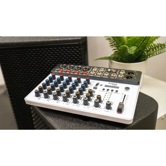 Citronic QPAD-8 Studio Mixer 4ch BT/USB Play-Rec 170.818UK — image 6