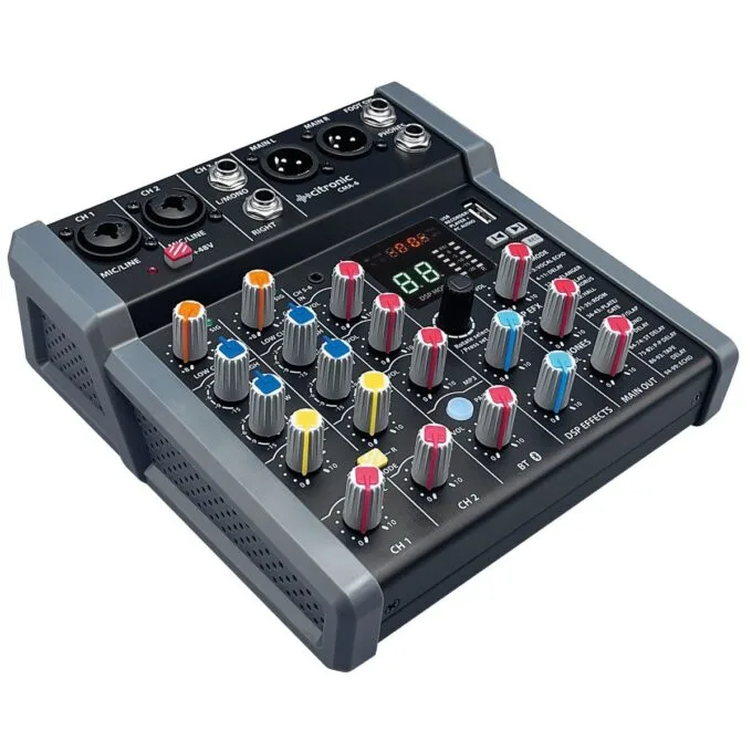 Citronic CMA-6 4 Channel Compact Mixer with DSP USB Play-Record BT & PC Connectivity 170.862UK — image 2