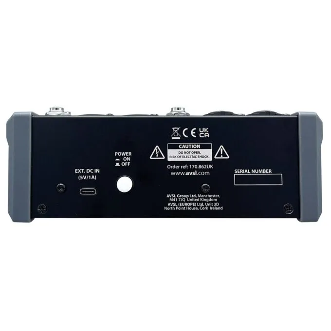 Citronic CMA-6 4 Channel Compact Mixer with DSP USB Play-Record BT & PC Connectivity 170.862UK — image 3