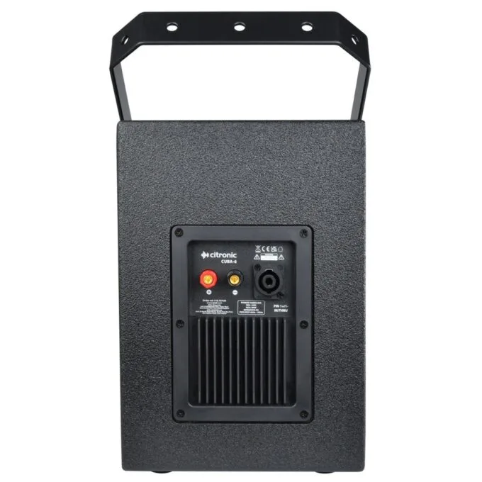 Citronic CUBA-6 Full Range 6'' Passive Wooden Speaker 200W Black 178.707UK — image 4