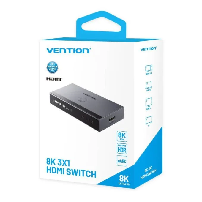 Vention HDMI Switch 3-Port 8K 2.1 w/Remote Control AKRH0 — image 19
