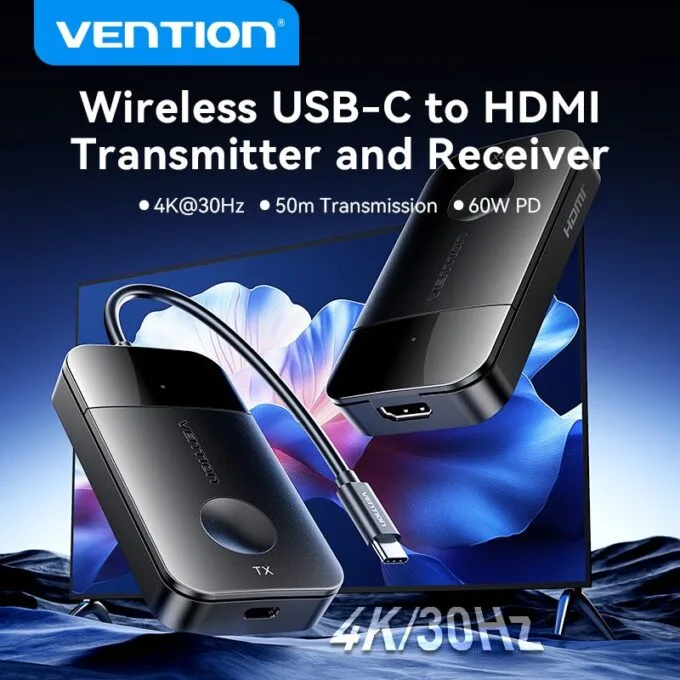 Vention ADOBB 4K USB-C to HDMI Wireless Transmitter-Receiver — image 18