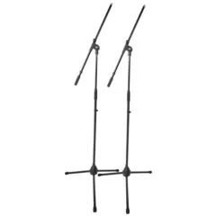 Chord Microphone Stand w/Adjust Boom Arm (Set of 2 + Carry Case) 181.061UK