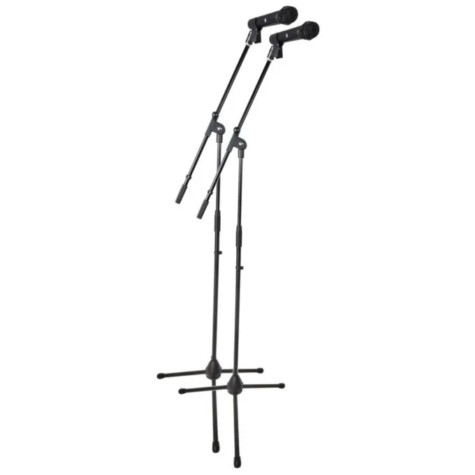 Chord Microphone Stand w/Adjust Boom Arm (Set of 2 + Carry Case) 181.061UK — image 2