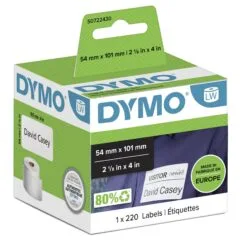 DYMO LW - Shipping / Name Badge Labels - 54 x 101 mm - S0722430
