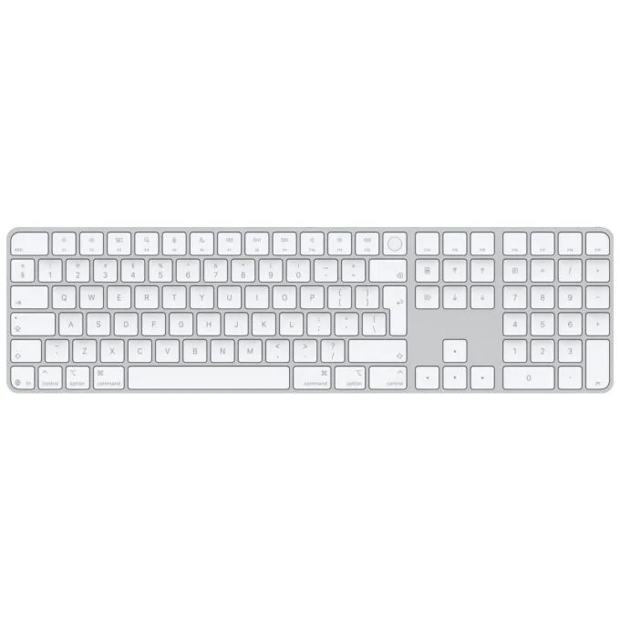 Apple Magic Keyboard Touch ID numeric field US Int. white — image 1