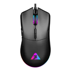 Armaggeddon Gaming Mouse Wired 12000CPI Silent , HUANO Switches FALCON V STEALTH Black