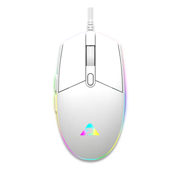 Armaggeddon Gaming Mouse Wired 12800CPI Silent RAVEN III SIGMA STEALTH White — image 1