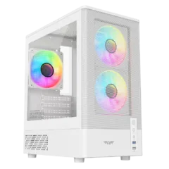 Armaggeddon Gaming Case M-ATX DEEPFREEZE DUPLEX 2 CHROMA White (3x Chroma Fans)
