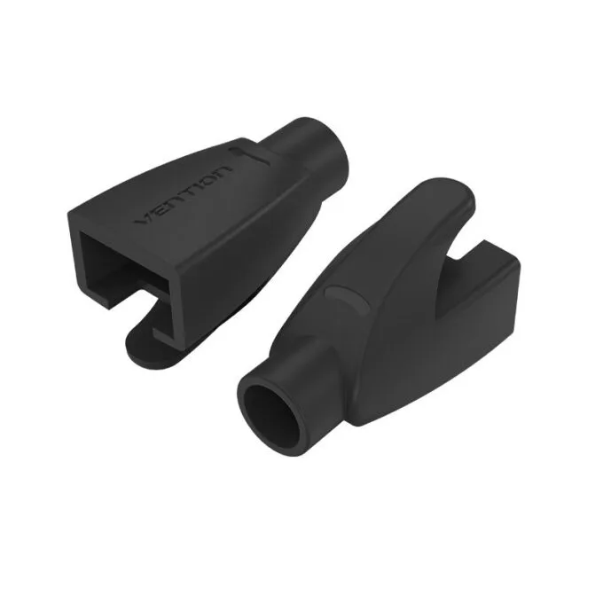 Vention NETWORK Connector Strain Relief Boots RJ45 Black 50-pack — image 1