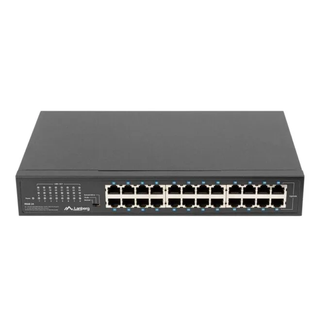 Lanberg RSGE-24 24 Port Gigabit Ethernet Switch Rackmounted — image 1