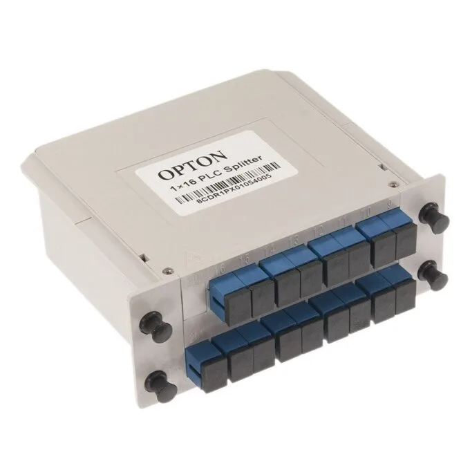 Opton PLC Fiber Splitter Cassette 1x16 SC/UPC — image 1
