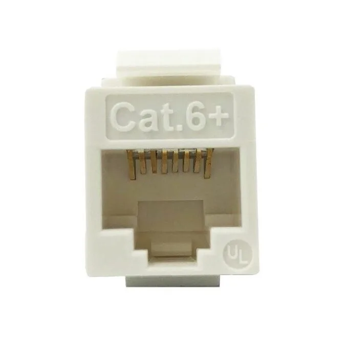 Kuwes Keystone Jack CAT6 UTP for Snap-In Patch Panel — image 1