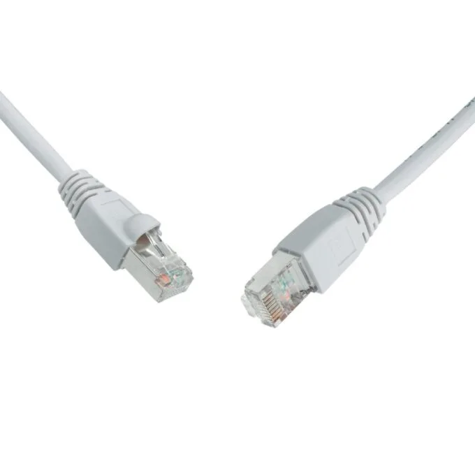 Solarix Ethernet Patch Cord CAT6a SFTP CU 0.5m Grey — image 1