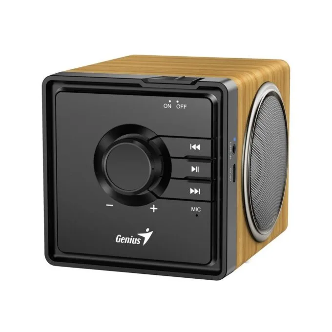 Genius Mobile Speaker Portable BT 6W SP-916BT Pine Wood — image 1