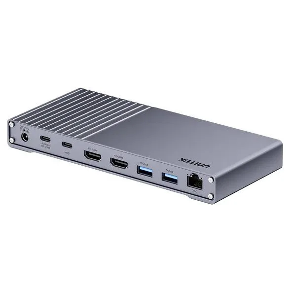Unitek USB-C Hub Docking Station USB4 40Gbps Triple 4K Display & 2.5G Lan with 120W PSU D1117A — image 1