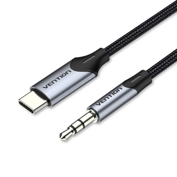 Vention AUDIO CONVERTER USB-C to 3.5mm Male Cable 1.5m BGKHG — image 1