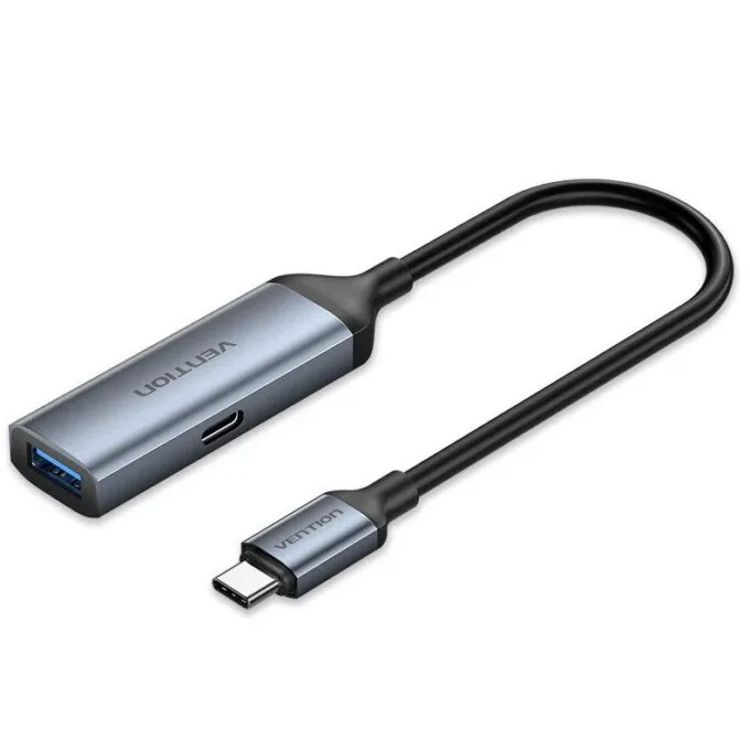 Vention Converter USB-C M to USB-A F & 100W PD CCBHB — image 1
