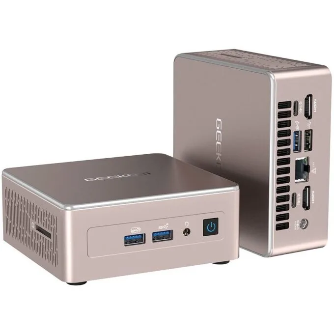 GEEKOM A5 Mini PC AMD Ryzen7 5825U 16GB DDR4, 512GB NVMe, 2.5GbE, HDMI/USB-C, Win11 Pro — image 1