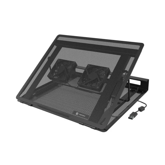 Natec TERN 2 PLUS Laptop Cooling Stand 12.1-17.3" with Adjsutable Fan Position & Speed — image 1