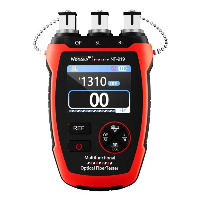 Noyafa Multifunctional Optical Fiber Tester Integrated Optical Power Meter, Light Source, and VFL NF-919 — image 1