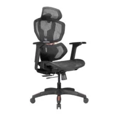 Lumivida Gaming/Office Chair Ergonomic Mesh Lumbar Support Adjustable Seat/Armrest CH09-8 Black