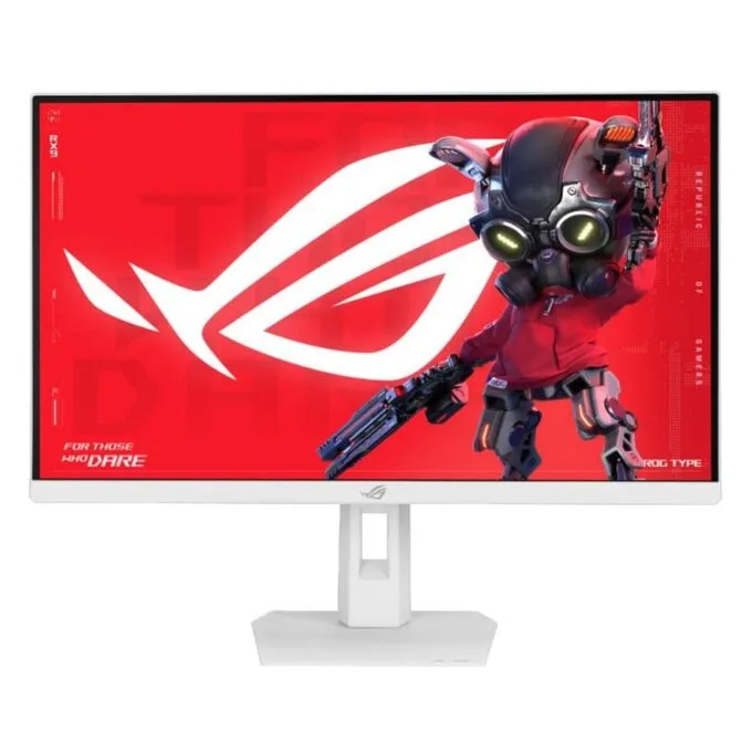 ASUS Monitor ROG Strix Gaming 27" 2K QHD 255Hz IPS 0.3ms Gaming-AI ELMB SYNC DP HDMI USB-C Full Ergonomic XG27ACMES-W White — image 1