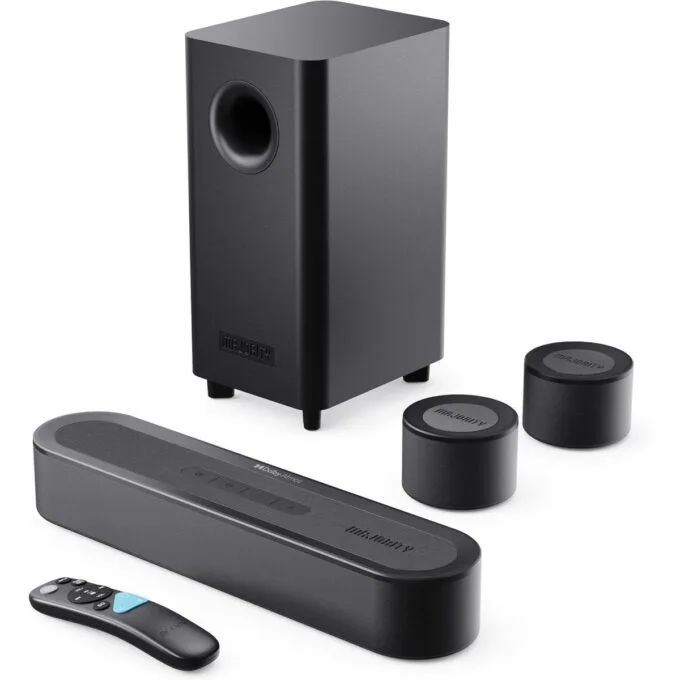 Majority Soundbar BOWFELL HALO ATMOS 5.1 300W Wireless Sub & 2 Wireless Speakers — image 1