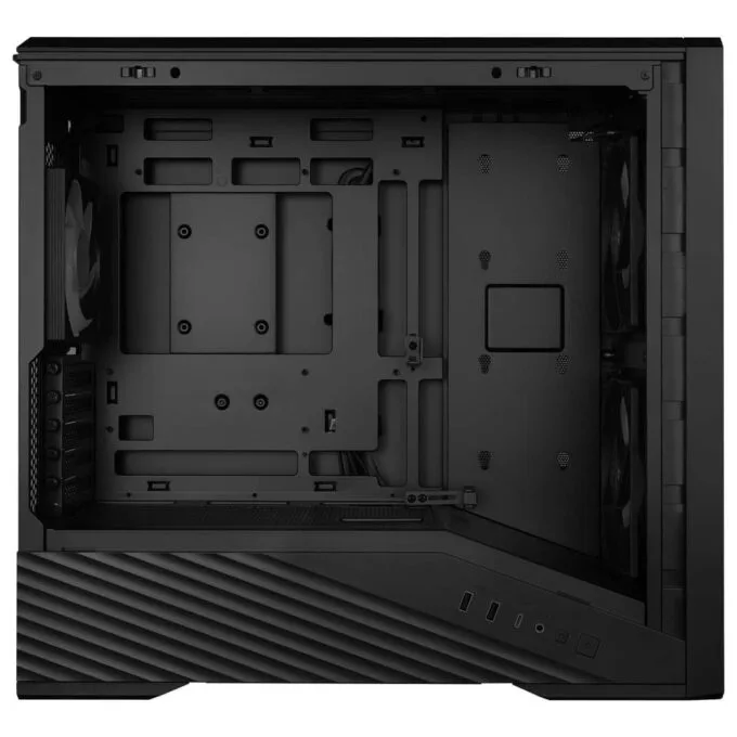 Lian Li Vector V150 Black - w/ 3 x ARGB Fans + Hub - Infinity Mirror - Micro-ATX, Mini-ITX PC Case — image 5
