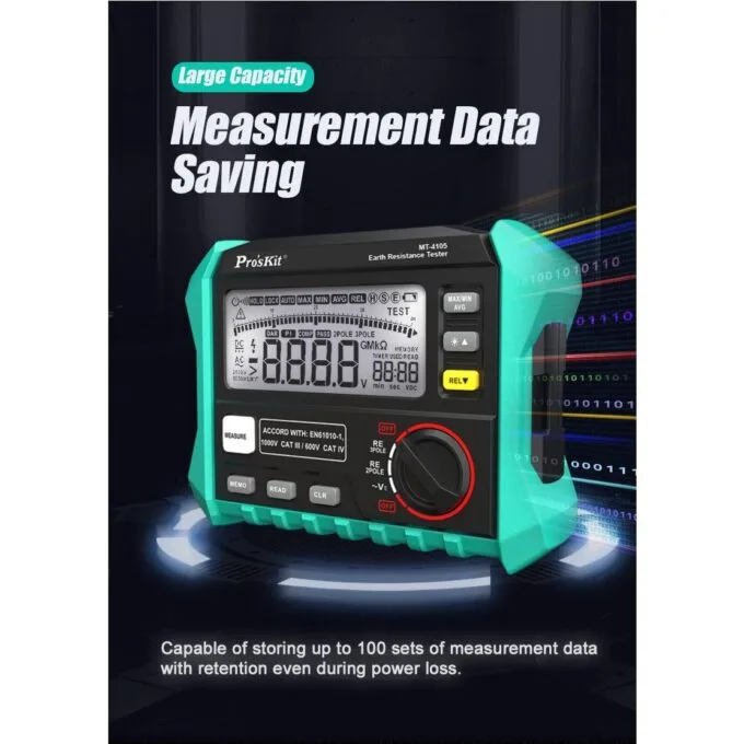 Proskit Digital Earth Resistance Tester MT-4105 — image 5