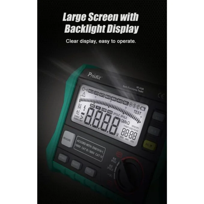 Proskit Digital Earth Resistance Tester MT-4105 — image 6