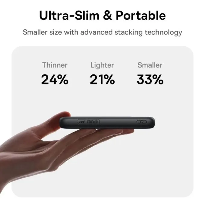 Baseus Powerbank 22.5W 10000mAh + Display  EnerFill FC11  Black — image 5