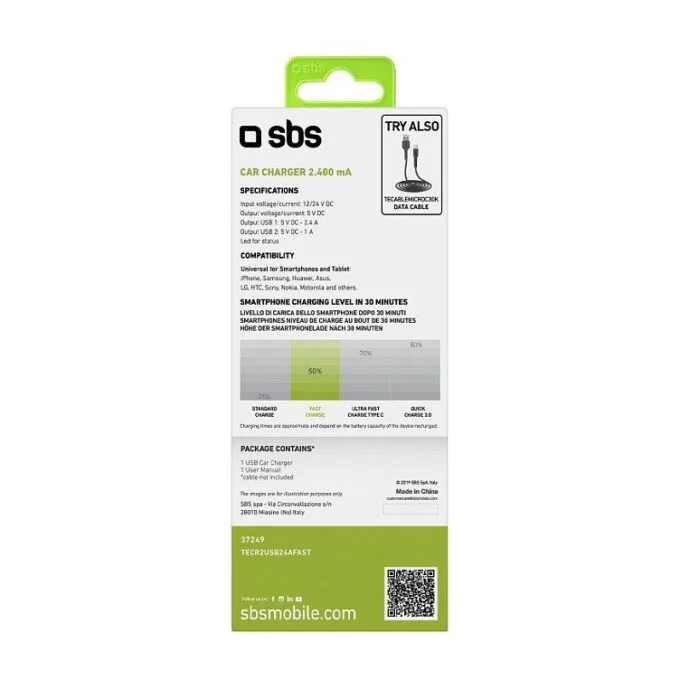 SBS TECR2USB24AFAST mobile device charger — image 5