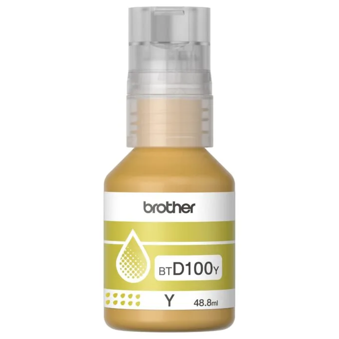Brother BTD100Y printer ink refill — image 2
