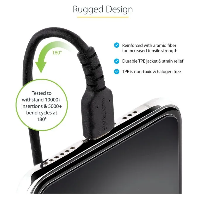 StarTech.com RUSB2ALT50CMBC lightning cable — image 9