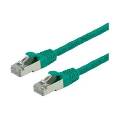 VALUE S/FTP Patch Cord Cat.6, halogen-free, green, 1.5m networking cable