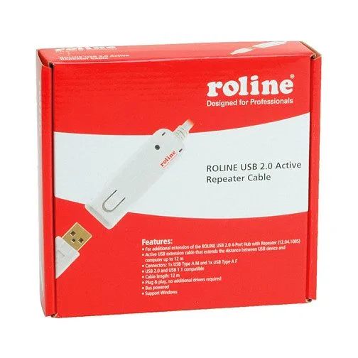 ROLINE USB 2.0 Active Repeater Cable for 12.04.1085 12 m — image 2