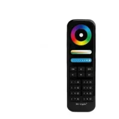 LED remote control RGB-WW (RGB-CCT) 8 zones black *Milight/Miboxer *