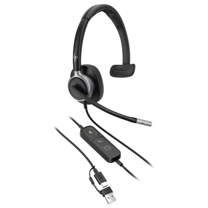 HP Poly Mission 615 Monaural USB Wired Headset — image 13