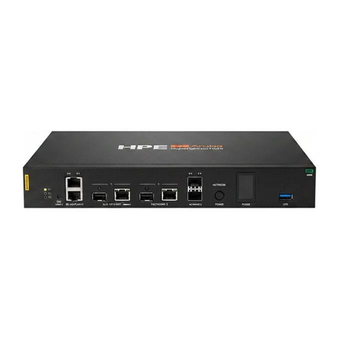 HPE Aruba Networking 9106 (RW) 2x SFP+ 2x Combo 2x PoE Hybrid Gateway gateway/controller — image 1