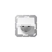 Jung A1520BFKIKLWW SCHUKO Steckd.m.Klappd.