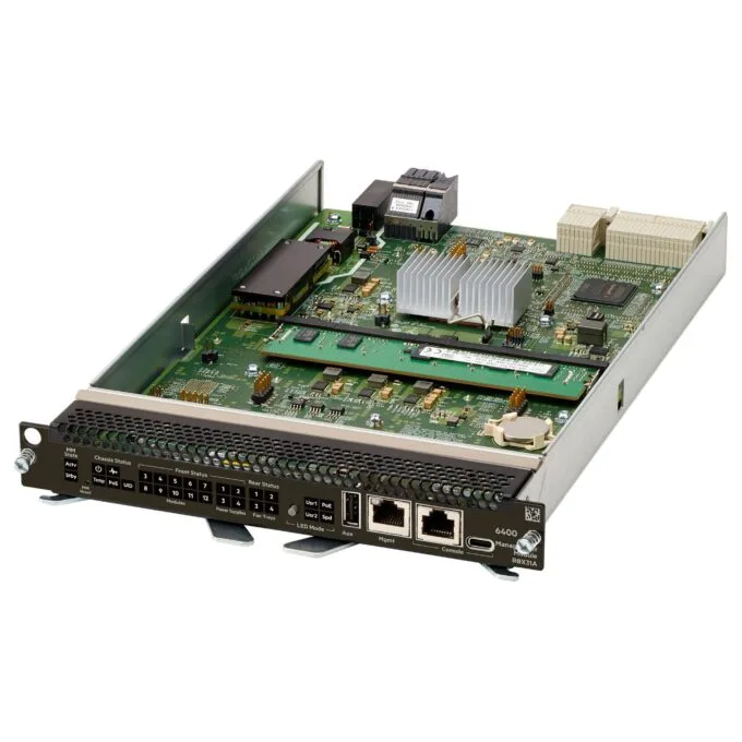 HPE Aruba Networking CX 6400 Management Module network switch module — image 1