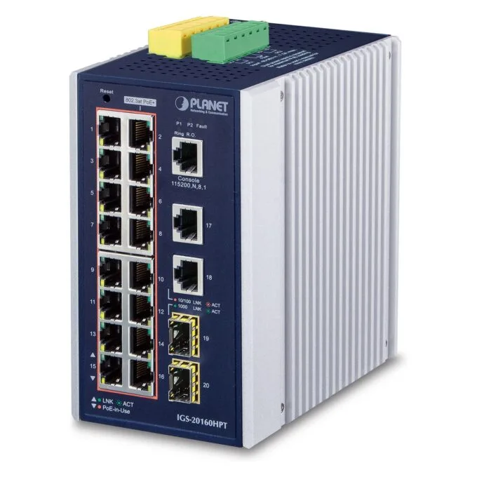 PLANET IGS-20160HPT network switch — image 1