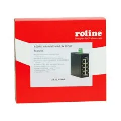 ROLINE Industrial Switch, 8x RJ-45, unmanaged