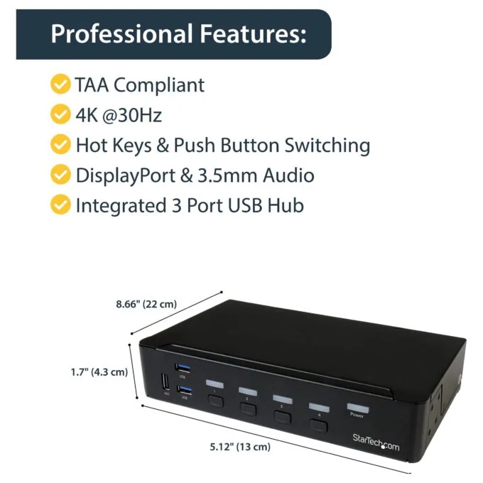 StarTech.com SV431DPU3A2 KVM switch — image 5