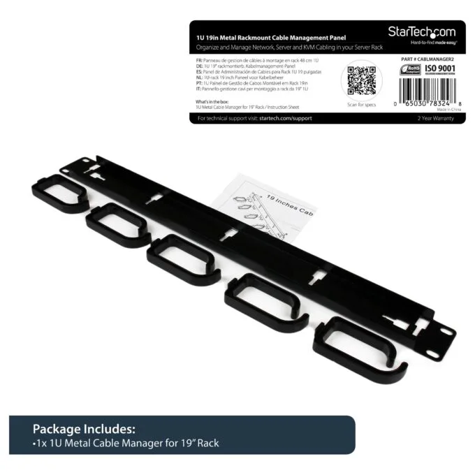 StarTech.com CABLMANAGER2 rack accessory — image 12