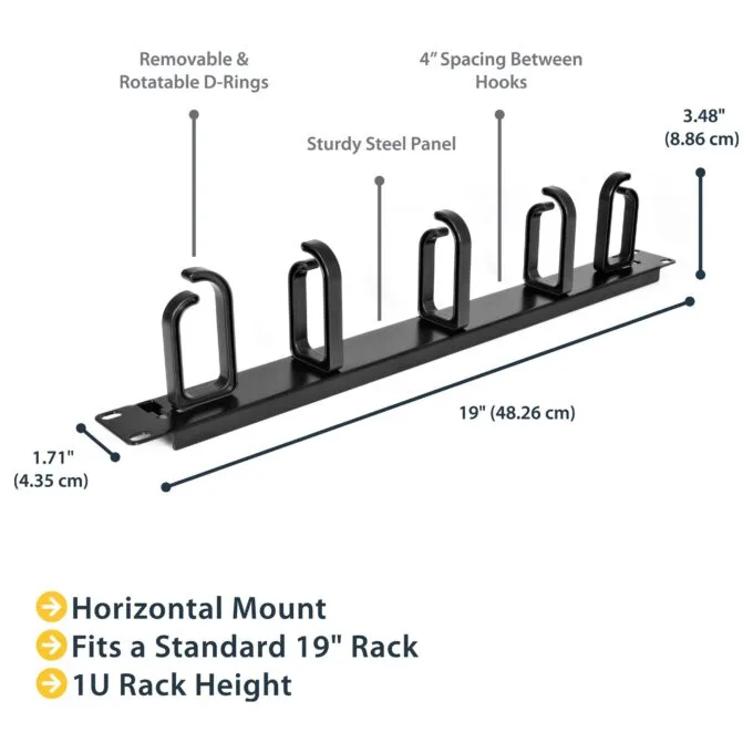 StarTech.com CABLMANAGER2 rack accessory — image 9