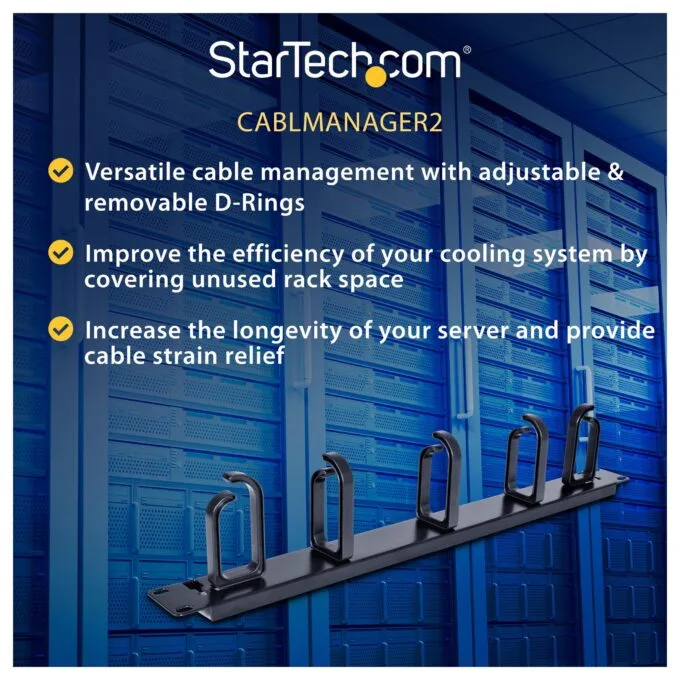 StarTech.com CABLMANAGER2 rack accessory — image 10